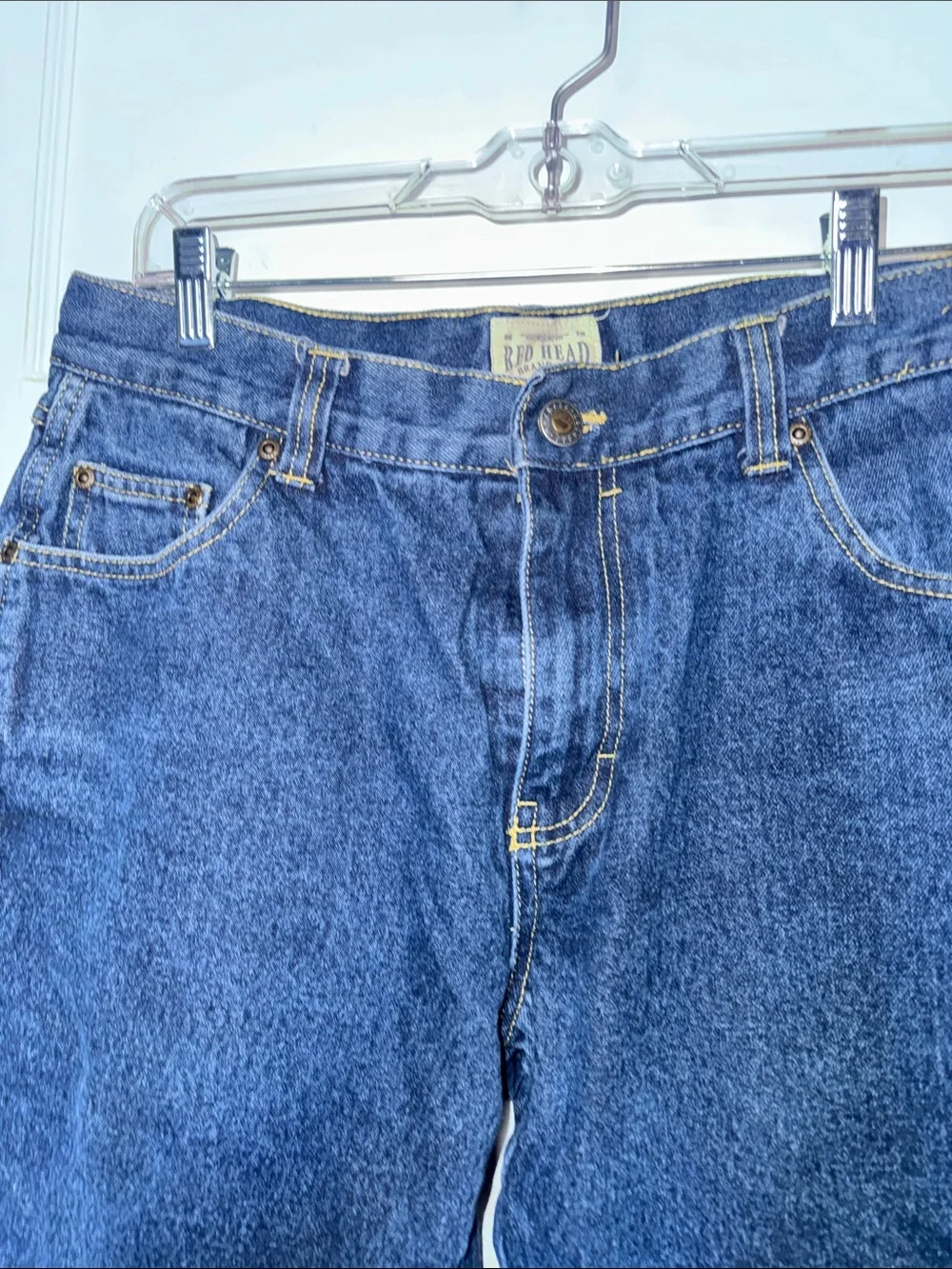 Red Head flannel lined jeans